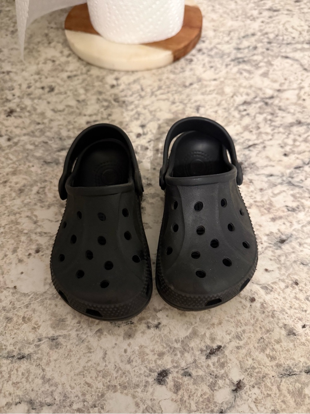 CROCS toddler Classic Clog in Black
